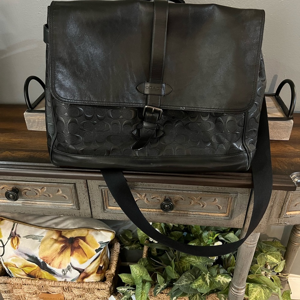 Coach Signature  Brief Case